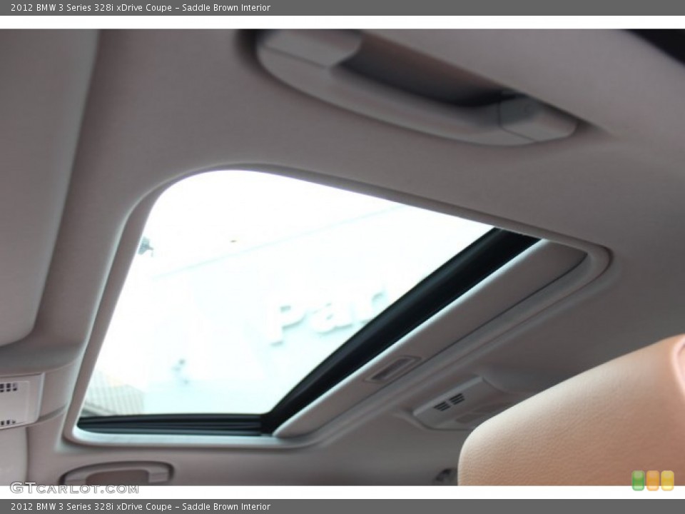 Saddle Brown Interior Sunroof for the 2012 BMW 3 Series 328i xDrive Coupe #77018037