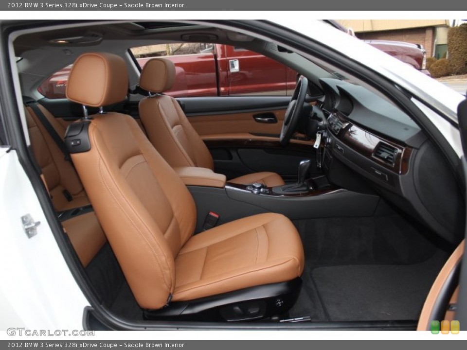 Saddle Brown Interior Front Seat for the 2012 BMW 3 Series 328i xDrive Coupe #77018162