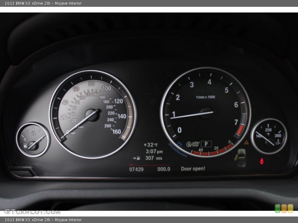 Mojave Interior Gauges for the 2013 BMW X3 xDrive 28i #77018718