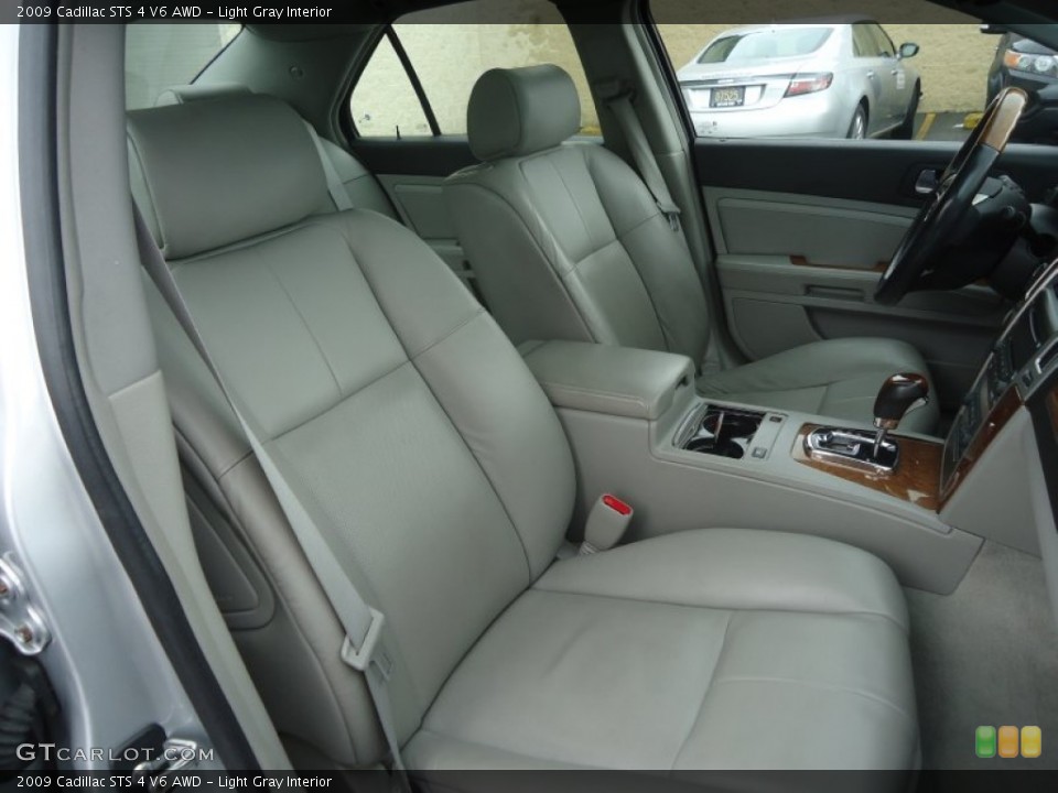 Light Gray Interior Front Seat for the 2009 Cadillac STS 4 V6 AWD #77018790