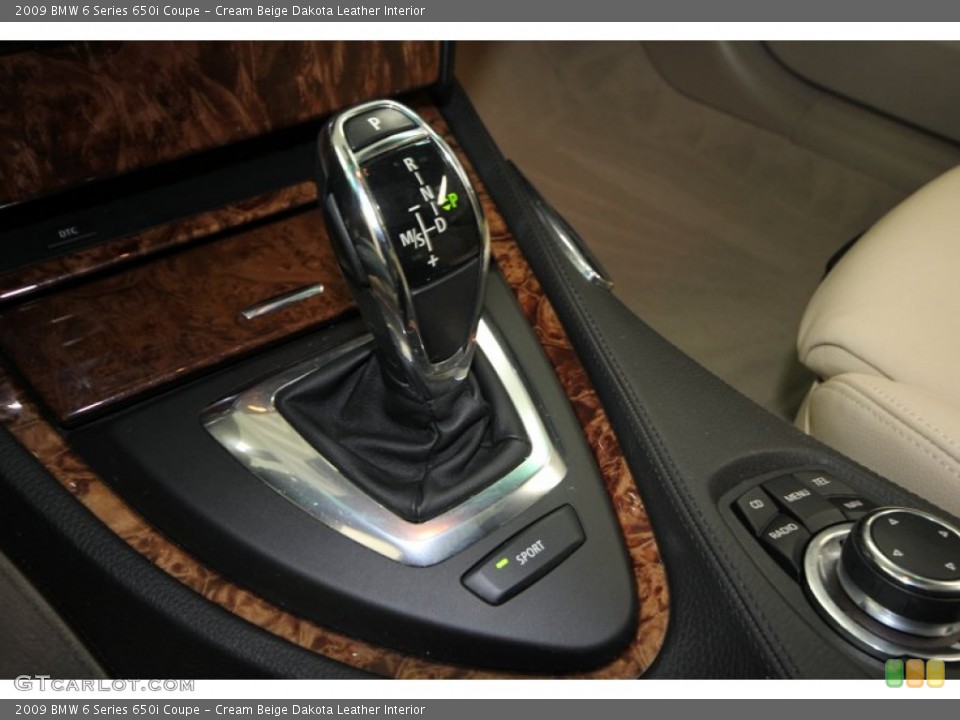 Cream Beige Dakota Leather Interior Transmission for the 2009 BMW 6 Series 650i Coupe #77019498