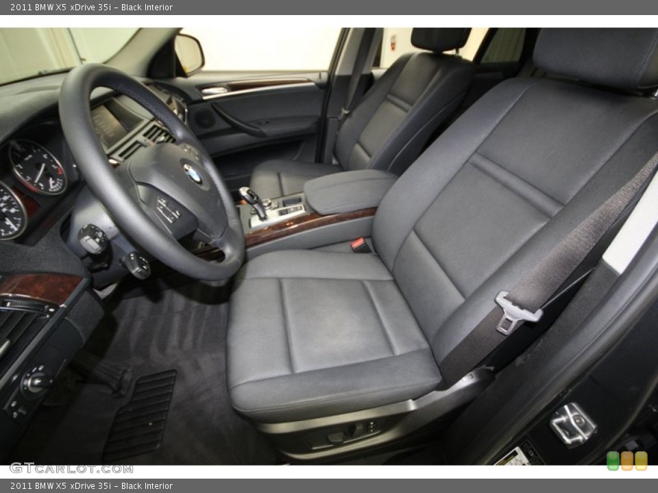 Black Interior Front Seat for the 2011 BMW X5 xDrive 35i #77019963