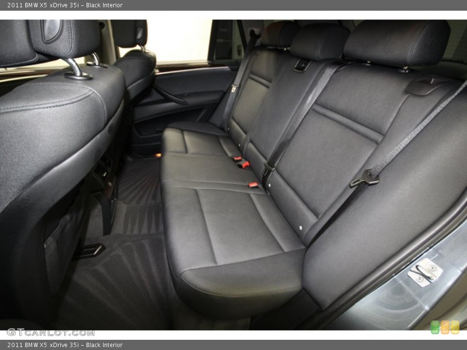 Black Interior Rear Seat for the 2011 BMW X5 xDrive 35i #77020222