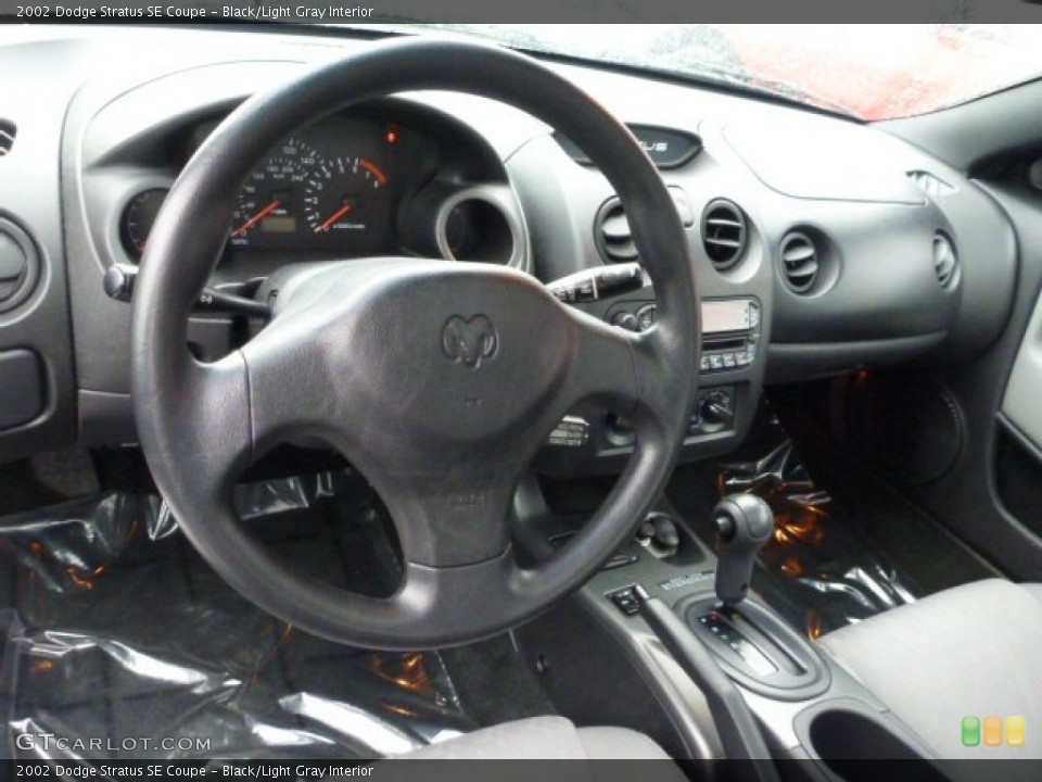 Black/Light Gray Interior Dashboard for the 2002 Dodge Stratus SE Coupe #77022328