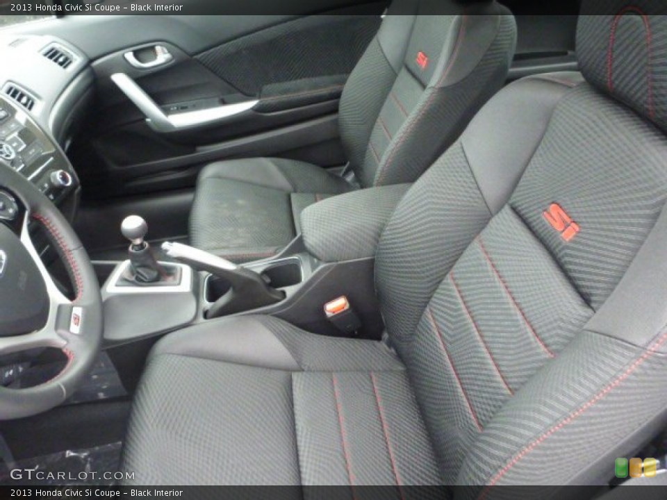 Black Interior Photo for the 2013 Honda Civic Si Coupe #77022527