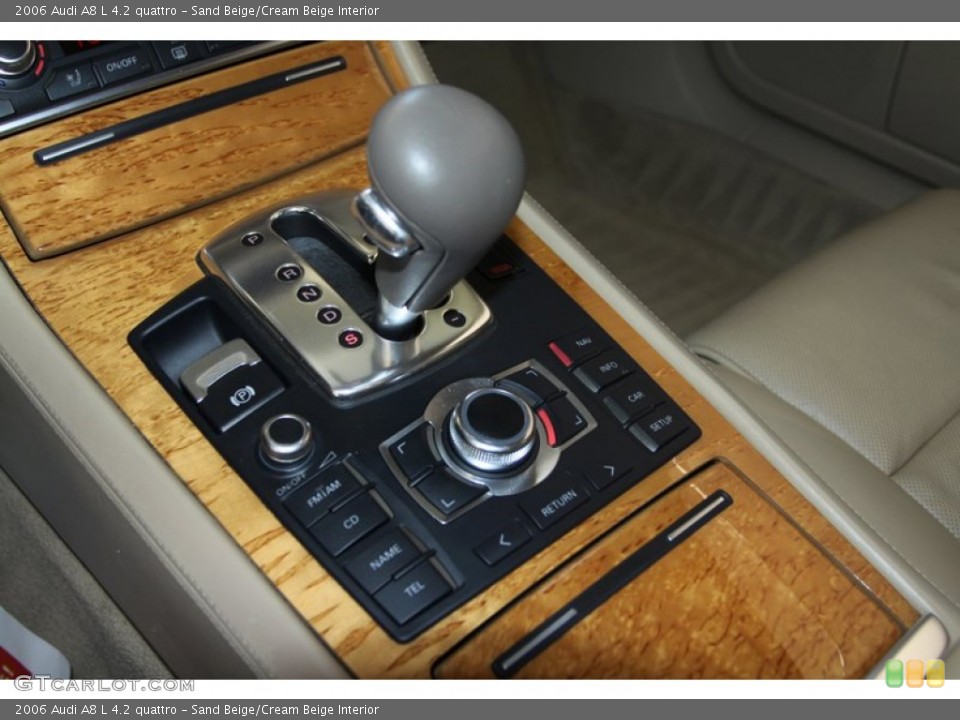 Sand Beige/Cream Beige Interior Transmission for the 2006 Audi A8 L 4.2 quattro #77022561