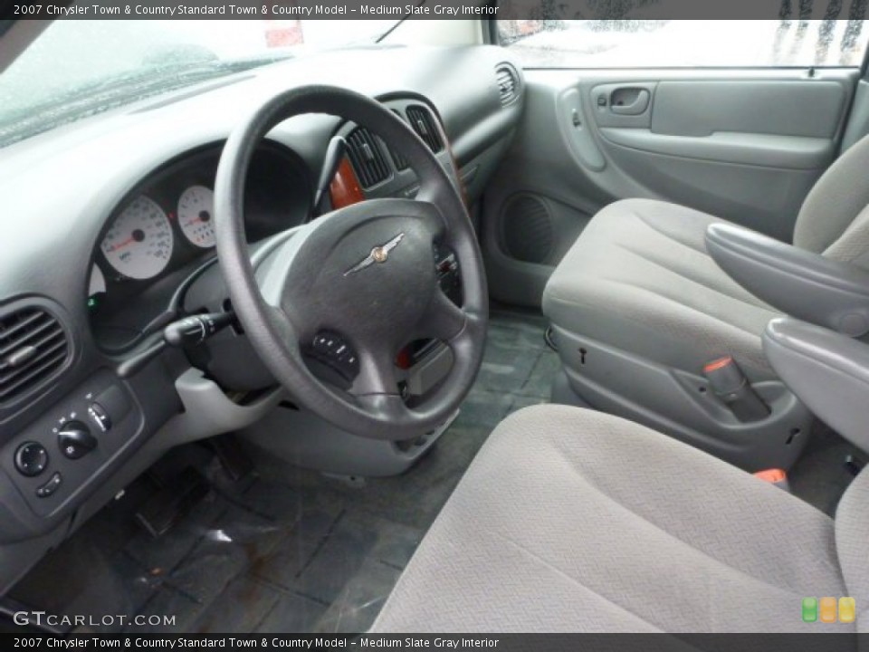 Medium Slate Gray Interior Prime Interior for the 2007 Chrysler Town & Country  #77022696