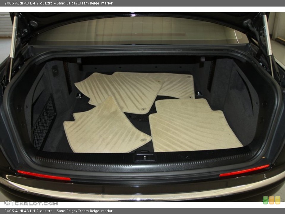 Sand Beige/Cream Beige Interior Trunk for the 2006 Audi A8 L 4.2 quattro #77022701