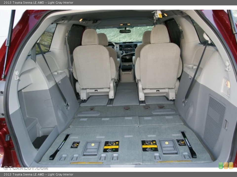 Light Gray Interior Trunk for the 2013 Toyota Sienna LE AWD #77022765