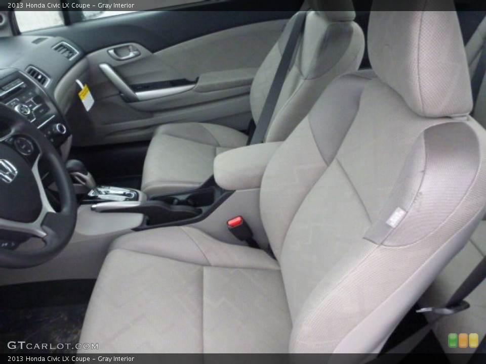 Gray Interior Photo for the 2013 Honda Civic LX Coupe #77023389