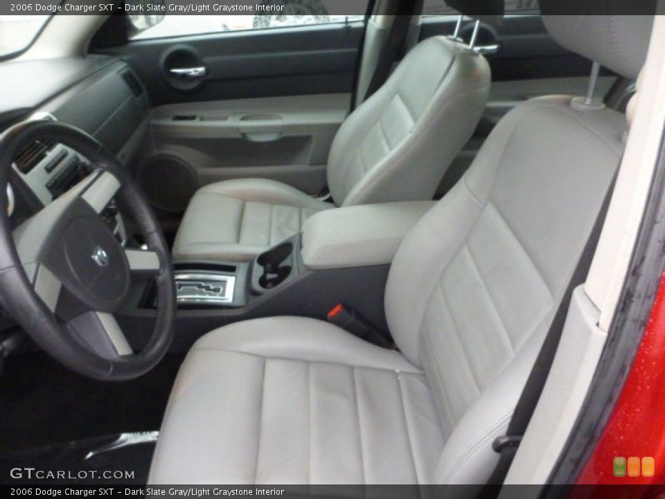 Dark Slate Gray/Light Graystone Interior Front Seat for the 2006 Dodge Charger SXT #77023452