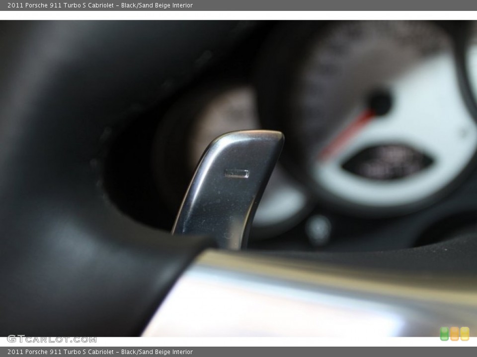 Black/Sand Beige Interior Transmission for the 2011 Porsche 911 Turbo S Cabriolet #77023793
