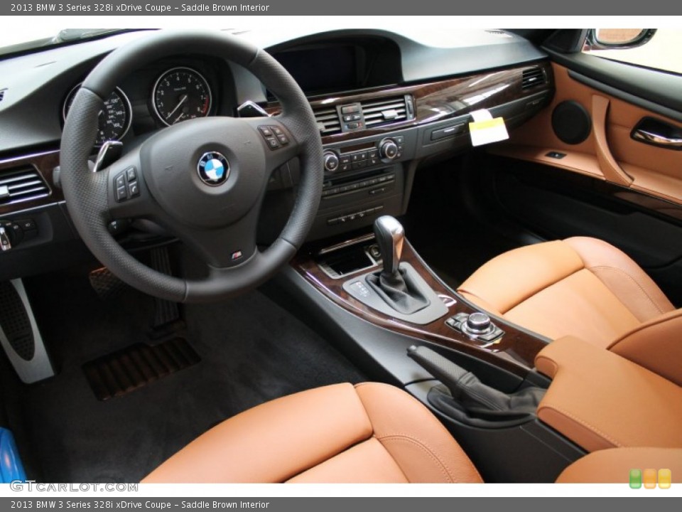 Saddle Brown Interior Prime Interior for the 2013 BMW 3 Series 328i xDrive Coupe #77024133