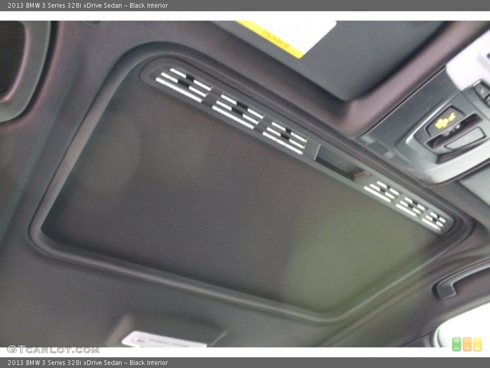 Black Interior Sunroof for the 2013 BMW 3 Series 328i xDrive Sedan #77024514
