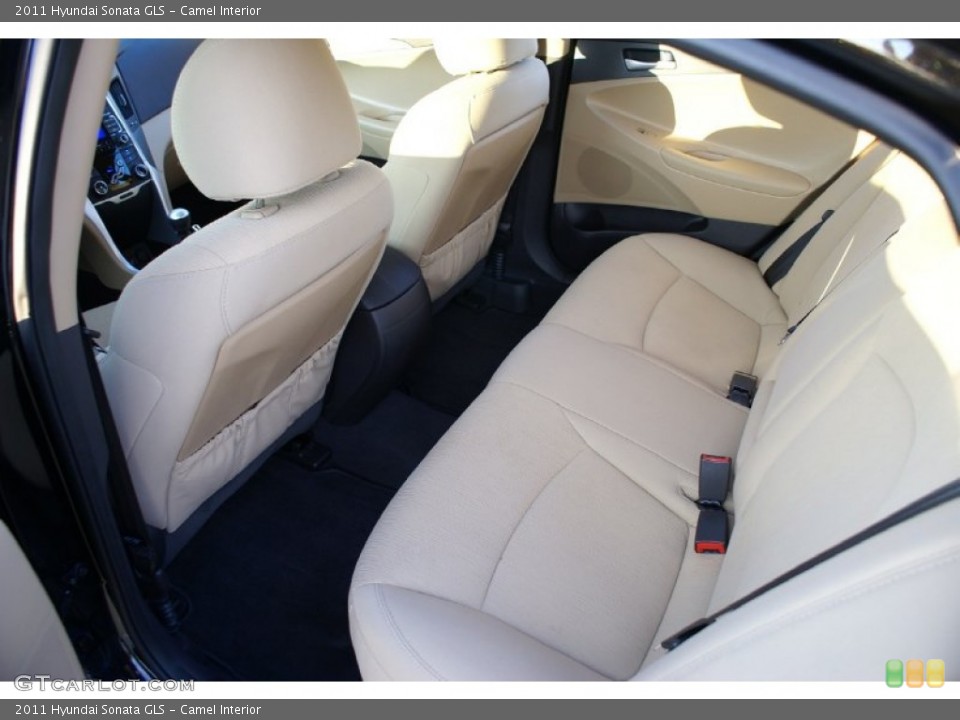 Camel Interior Rear Seat for the 2011 Hyundai Sonata GLS #77025024