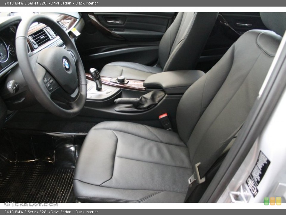 Black Interior Front Seat for the 2013 BMW 3 Series 328i xDrive Sedan #77025465