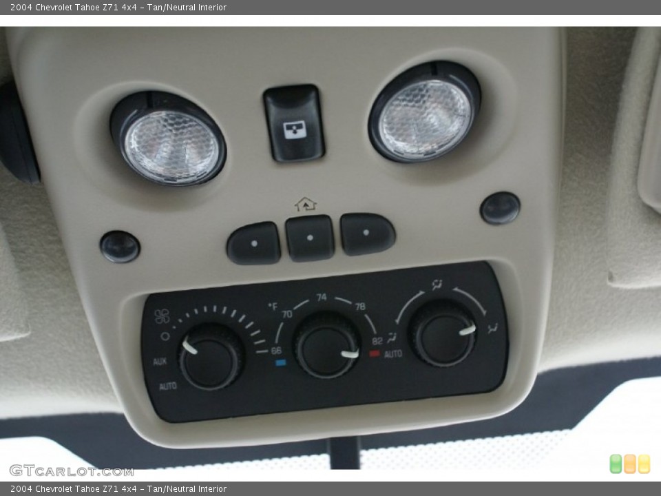 Tan/Neutral Interior Controls for the 2004 Chevrolet Tahoe Z71 4x4 #77026135