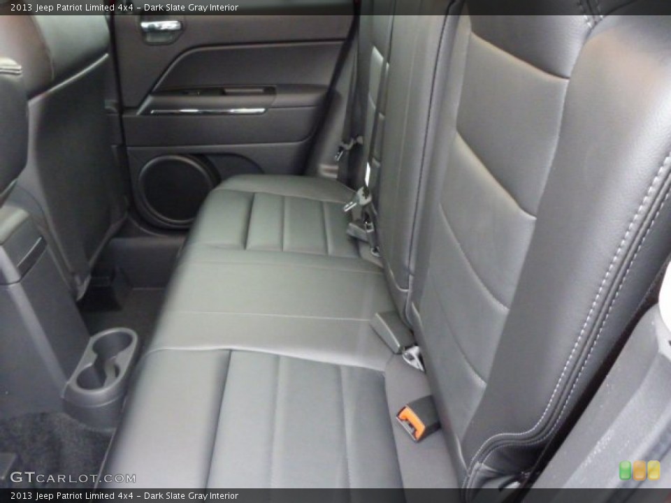 Dark Slate Gray Interior Rear Seat for the 2013 Jeep Patriot Limited 4x4 #77026734