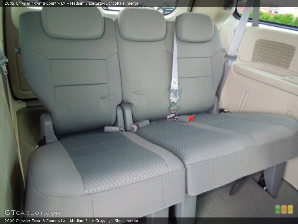 Medium Slate Gray/Light Shale Interior Rear Seat for the 2009 Chrysler Town & Country LX #77027002
