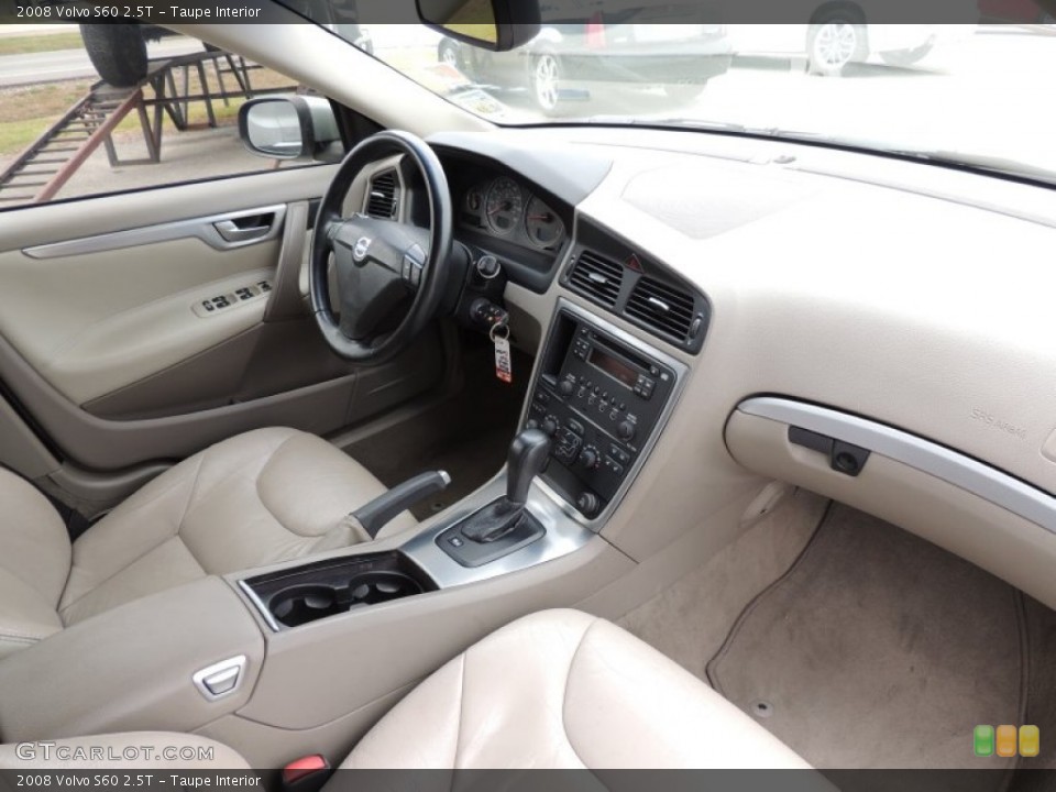 Taupe Interior Dashboard for the 2008 Volvo S60 2.5T #77027082