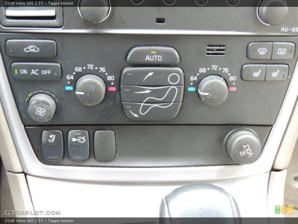 Taupe Interior Controls for the 2008 Volvo S60 2.5T #77027395