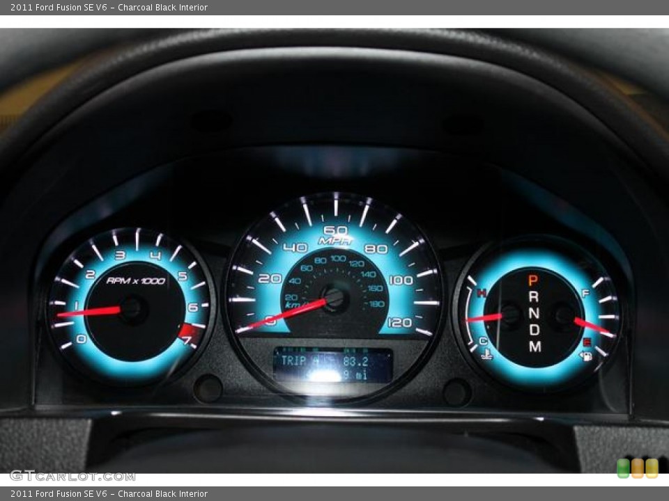 Charcoal Black Interior Gauges for the 2011 Ford Fusion SE V6 #77028150