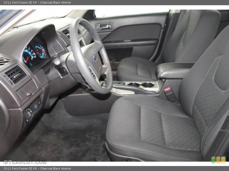 Charcoal Black Interior Photo for the 2011 Ford Fusion SE V6 #77028210