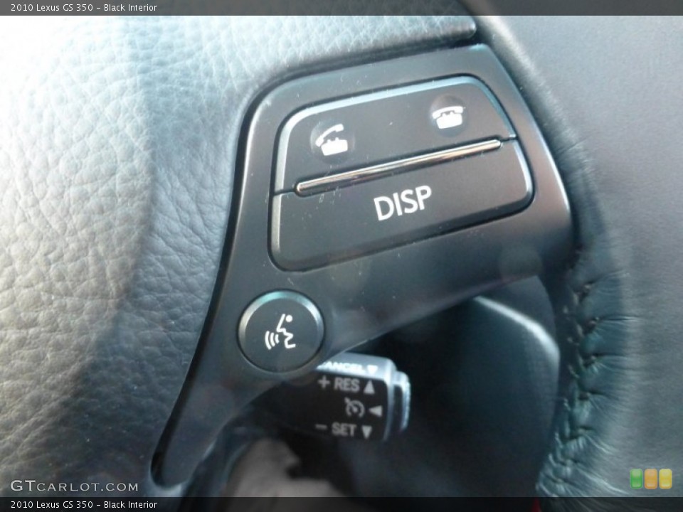 Black Interior Controls for the 2010 Lexus GS 350 #77028536