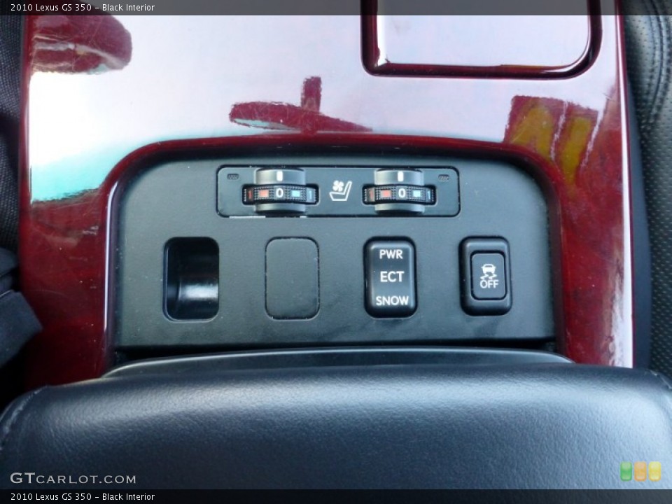 Black Interior Controls for the 2010 Lexus GS 350 #77028555