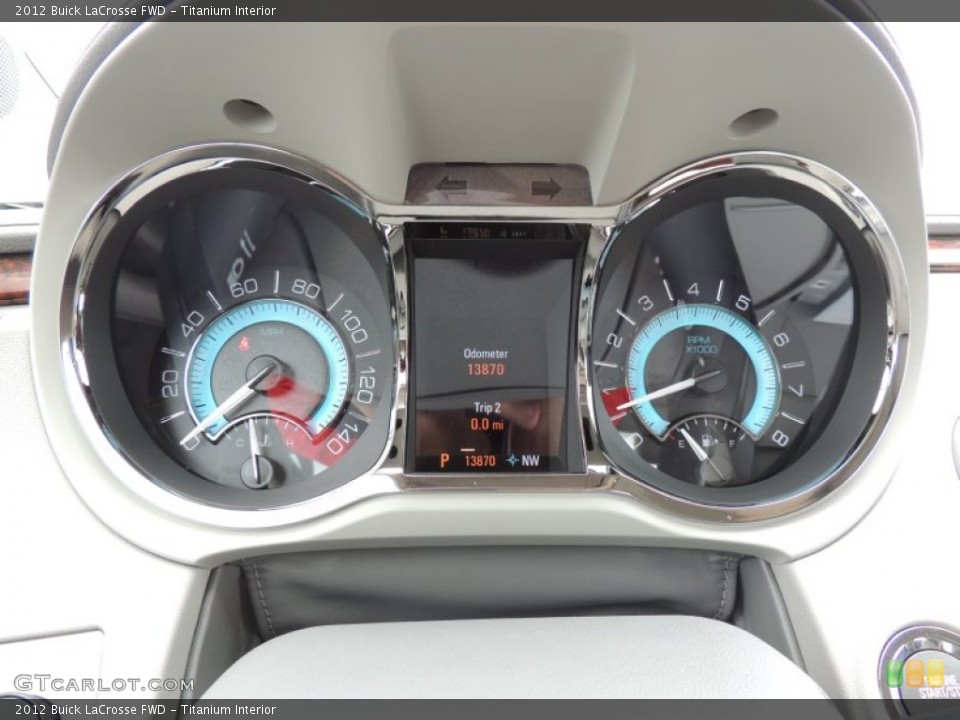 Titanium Interior Gauges for the 2012 Buick LaCrosse FWD #77029077