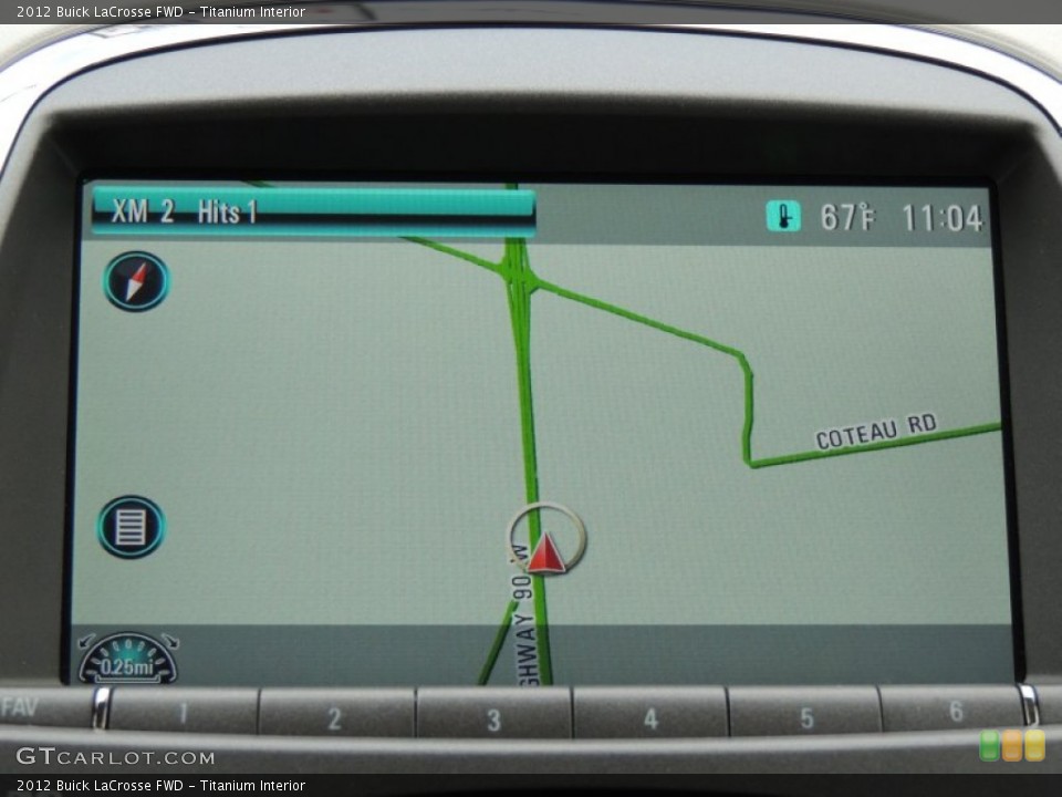 Titanium Interior Navigation for the 2012 Buick LaCrosse FWD #77029161