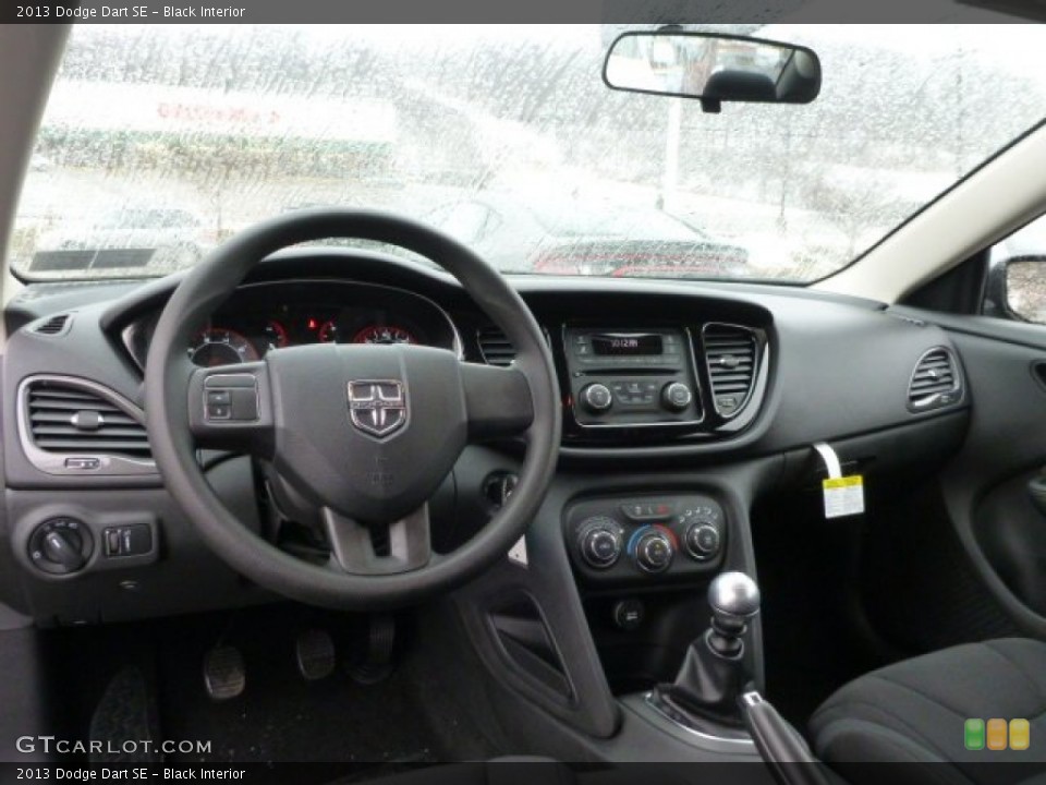 Black Interior Dashboard for the 2013 Dodge Dart SE #77030688