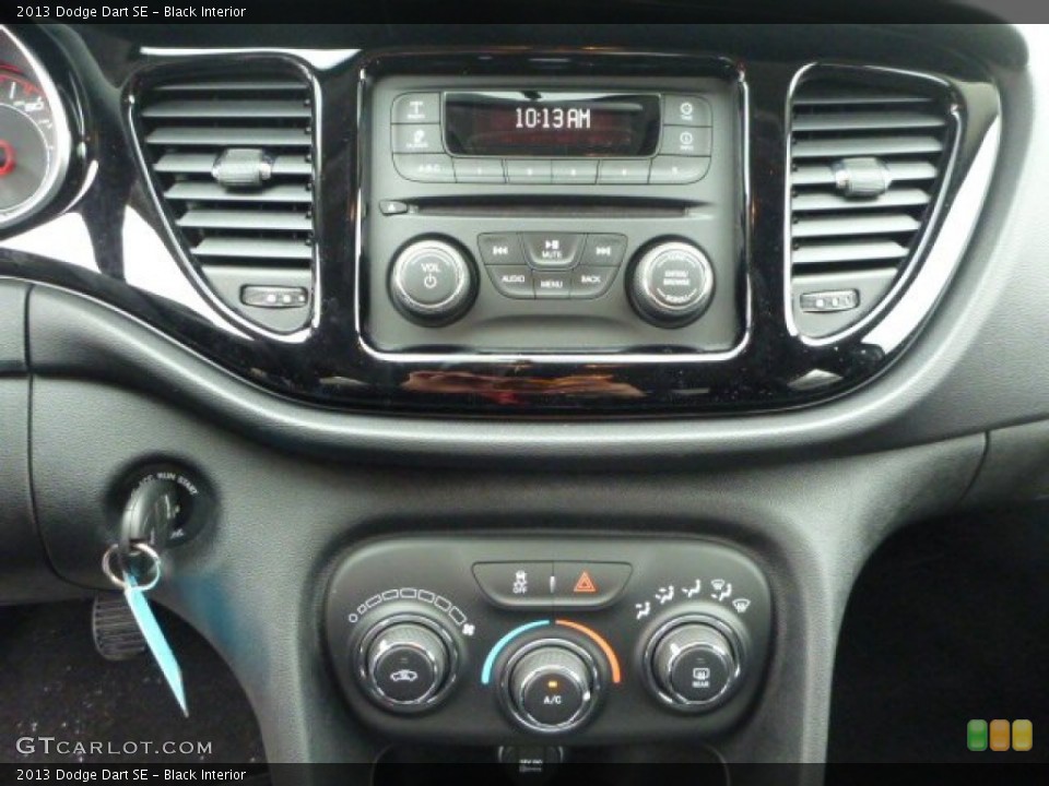 Black Interior Controls for the 2013 Dodge Dart SE #77030811