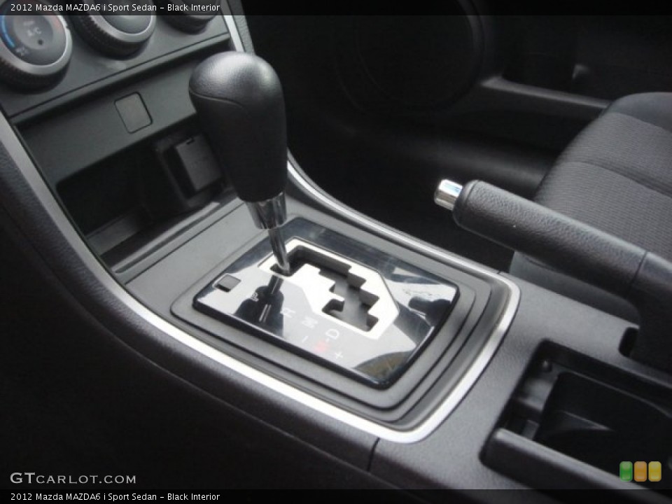 Black Interior Transmission for the 2012 Mazda MAZDA6 i Sport Sedan #77030925