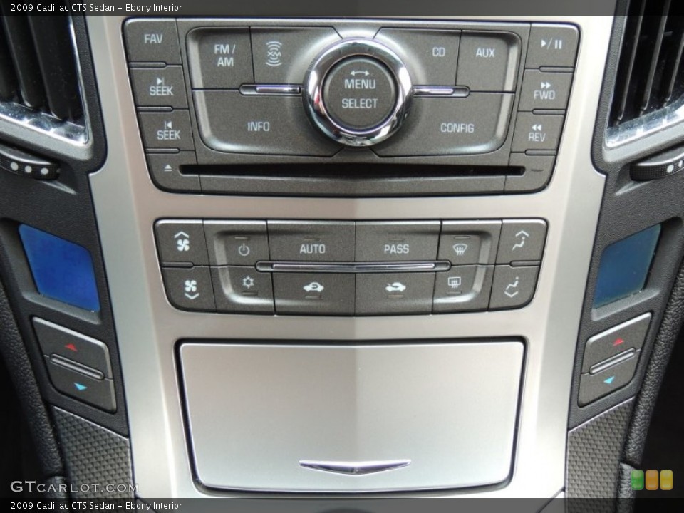 Ebony Interior Controls for the 2009 Cadillac CTS Sedan #77031000