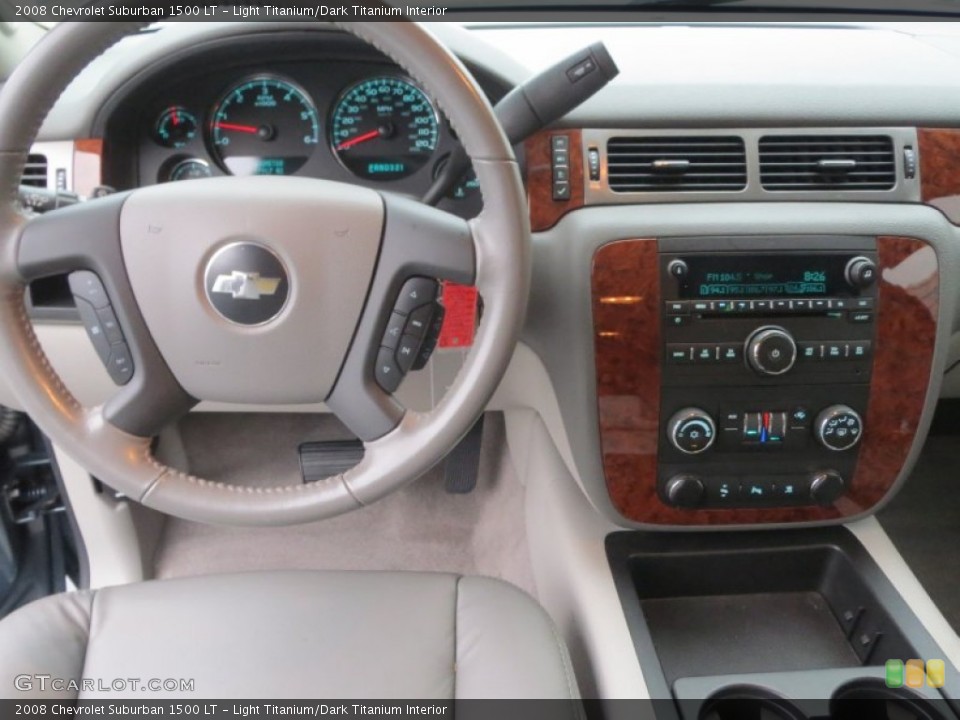 Light Titanium/Dark Titanium Interior Dashboard for the 2008 Chevrolet Suburban 1500 LT #77031375
