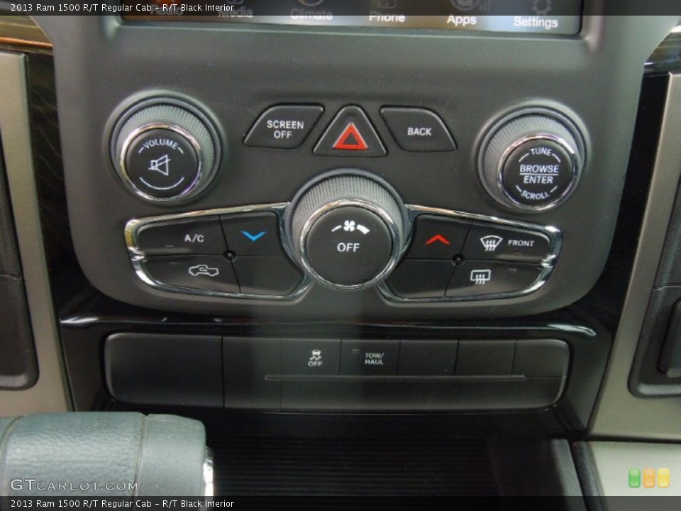 R/T Black Interior Controls for the 2013 Ram 1500 R/T Regular Cab #77031699