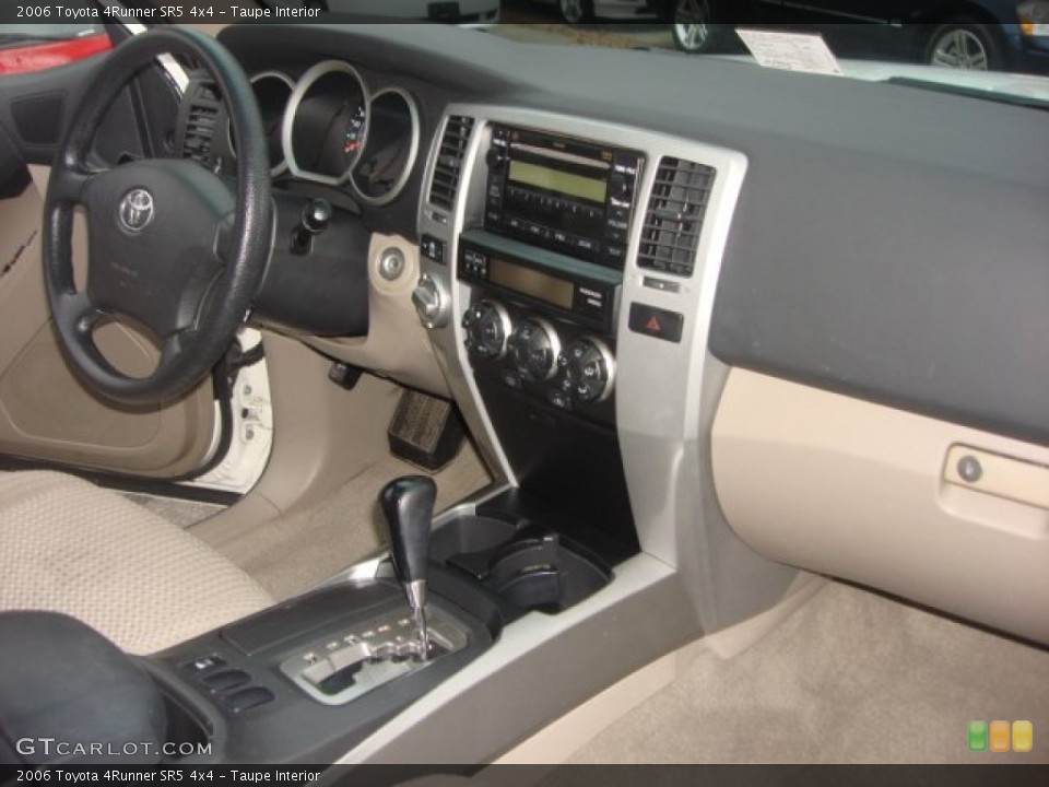 Taupe Interior Dashboard for the 2006 Toyota 4Runner SR5 4x4 #77031758
