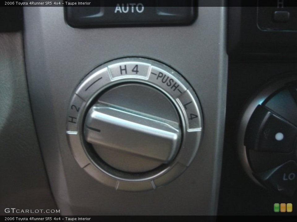 Taupe Interior Controls for the 2006 Toyota 4Runner SR5 4x4 #77031831
