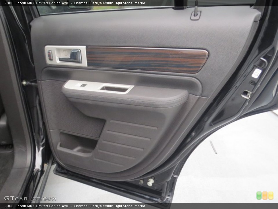 Charcoal Black/Medium Light Stone Interior Door Panel for the 2008 Lincoln MKX Limited Edition AWD #77031987