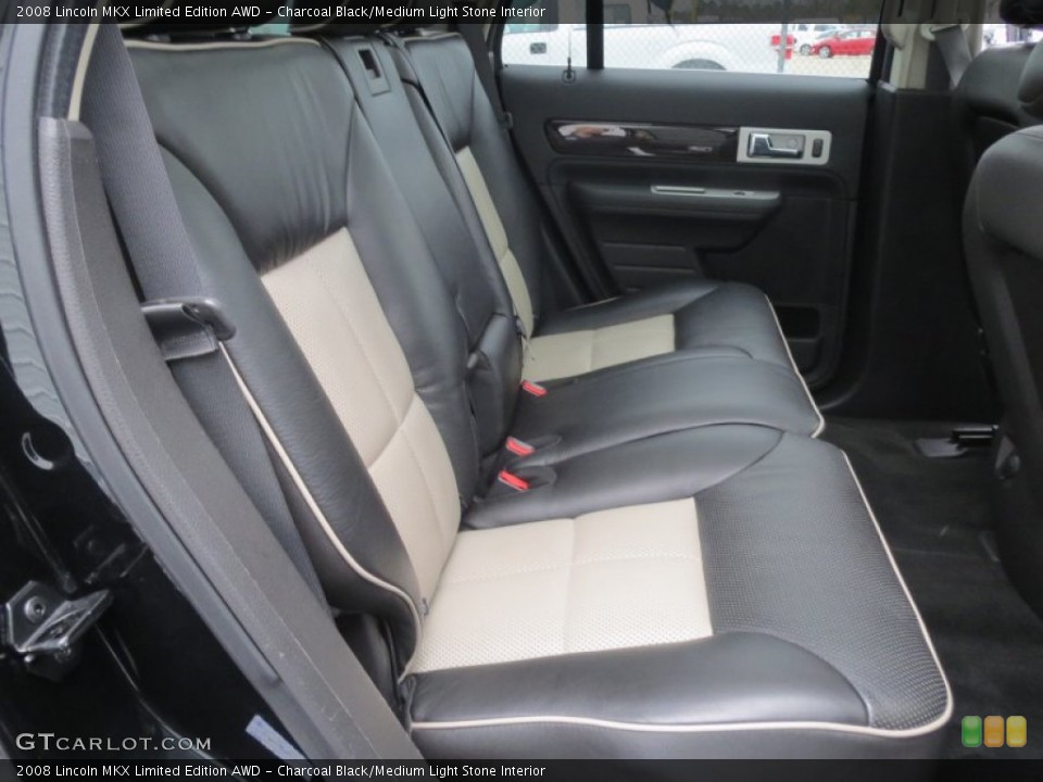 Charcoal Black/Medium Light Stone Interior Rear Seat for the 2008 Lincoln MKX Limited Edition AWD #77032004