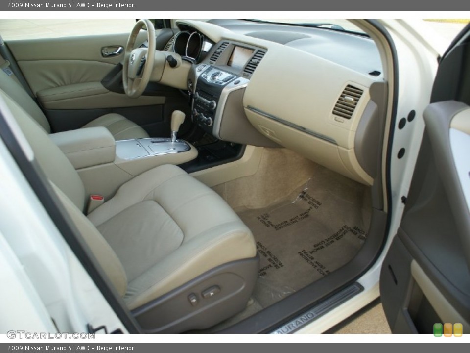 Beige Interior Photo for the 2009 Nissan Murano SL AWD #77032019