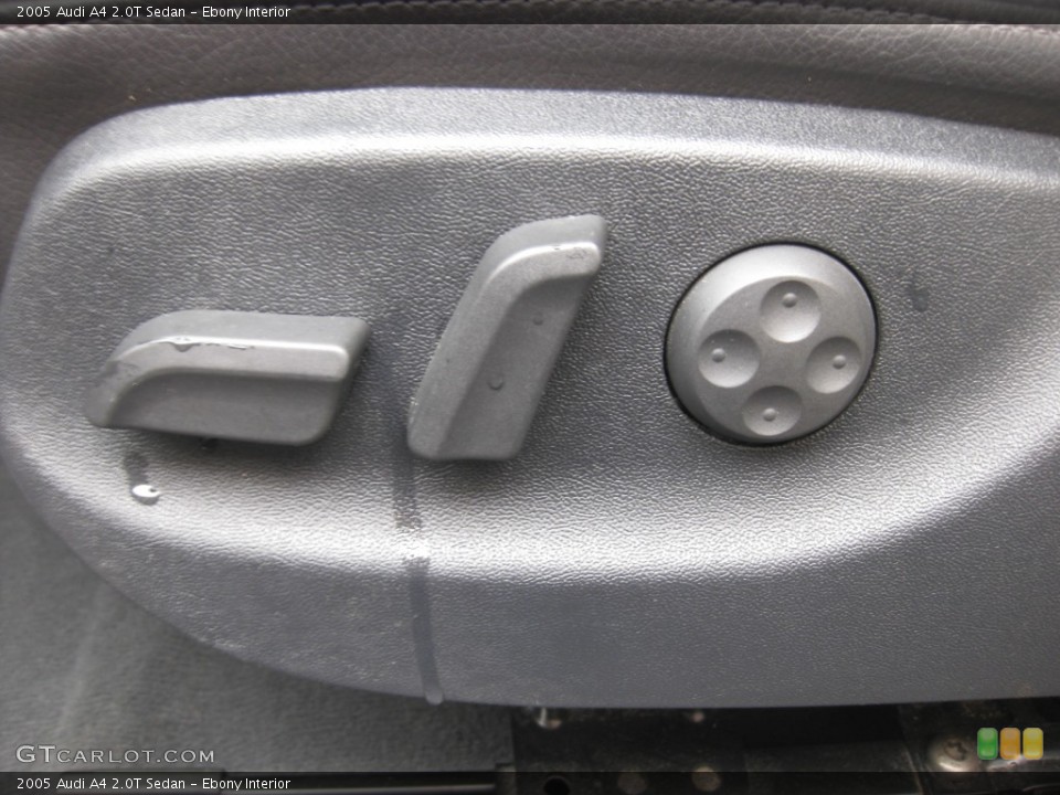 Ebony Interior Controls for the 2005 Audi A4 2.0T Sedan #77032350