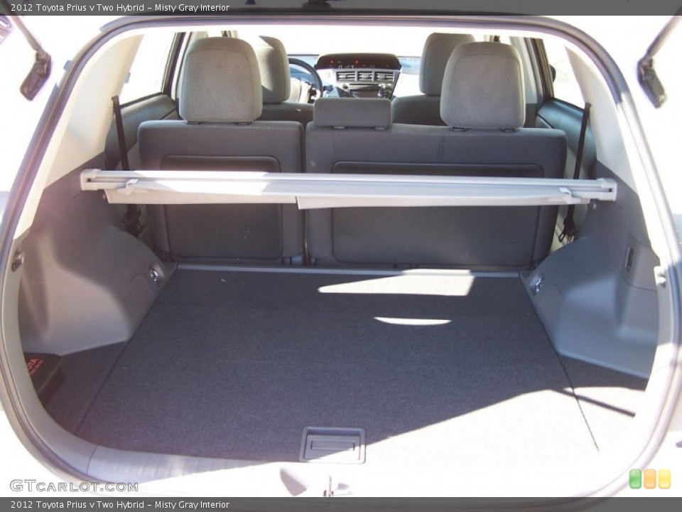 Misty Gray Interior Trunk for the 2012 Toyota Prius v Two Hybrid #77032848