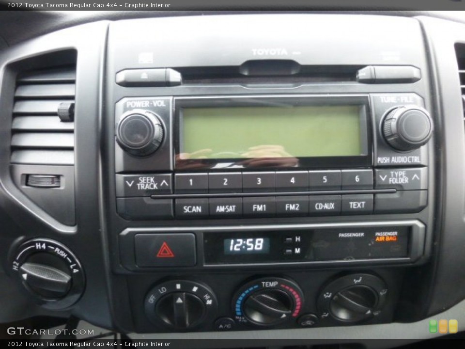 Graphite Interior Audio System for the 2012 Toyota Tacoma Regular Cab 4x4 #77033008