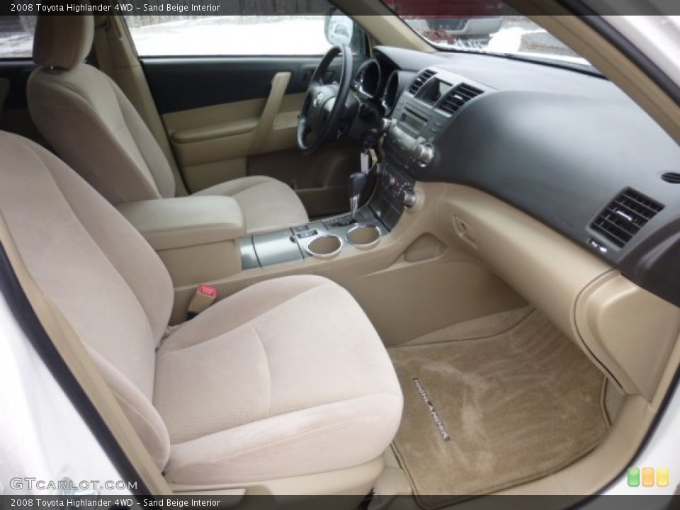 Sand Beige Interior Photo for the 2008 Toyota Highlander 4WD #77033484