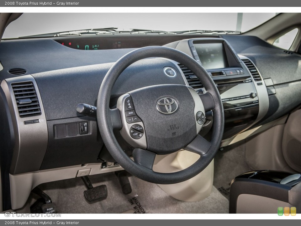 Gray Interior Dashboard for the 2008 Toyota Prius Hybrid #77035050