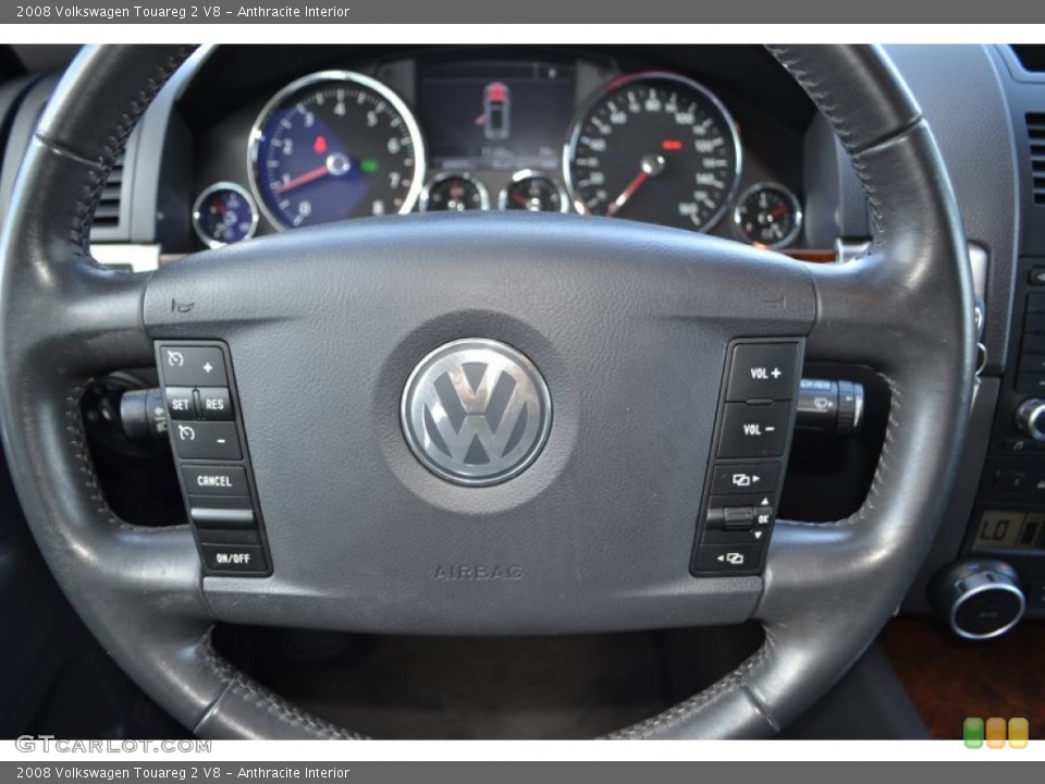 Anthracite Interior Steering Wheel for the 2008 Volkswagen Touareg 2 V8 #77035310