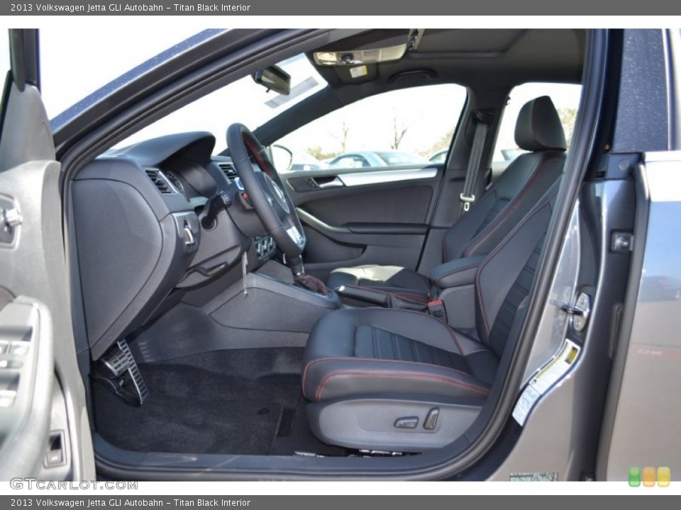Titan Black Interior Front Seat for the 2013 Volkswagen Jetta GLI Autobahn #77035968