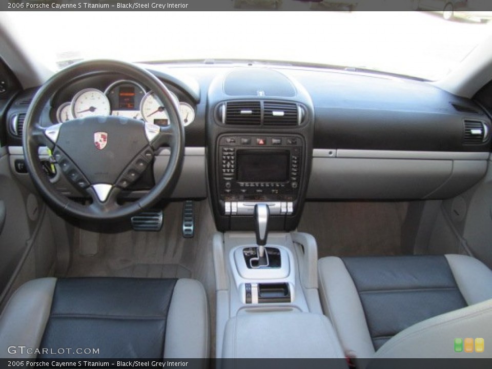 Black/Steel Grey Interior Dashboard for the 2006 Porsche Cayenne S Titanium #77036025